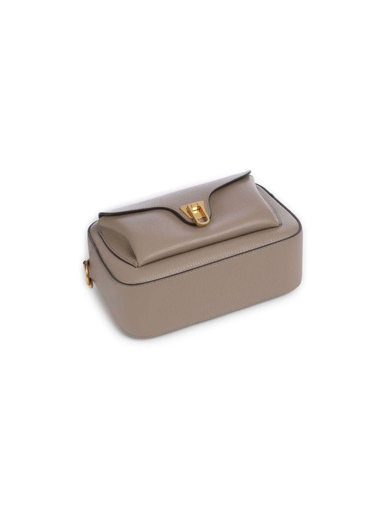 Coccinelle Crossbody Bag Warm Taupe Grained Leather/ribbon / Crossbody-bags