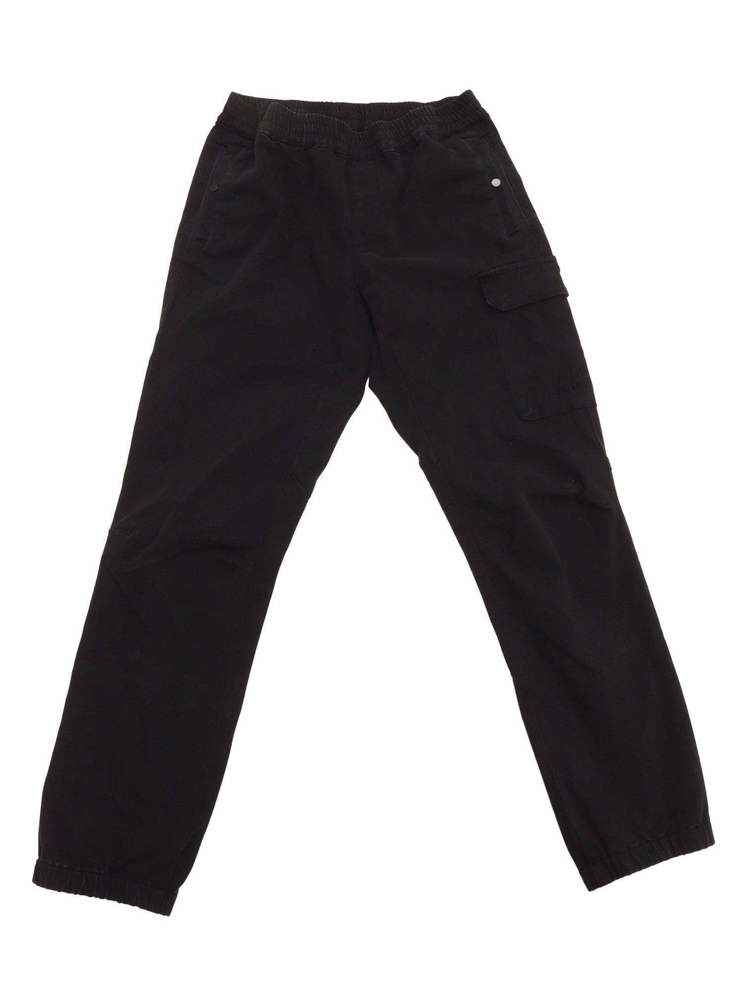 LONG PANTS Black Cotton Elastane