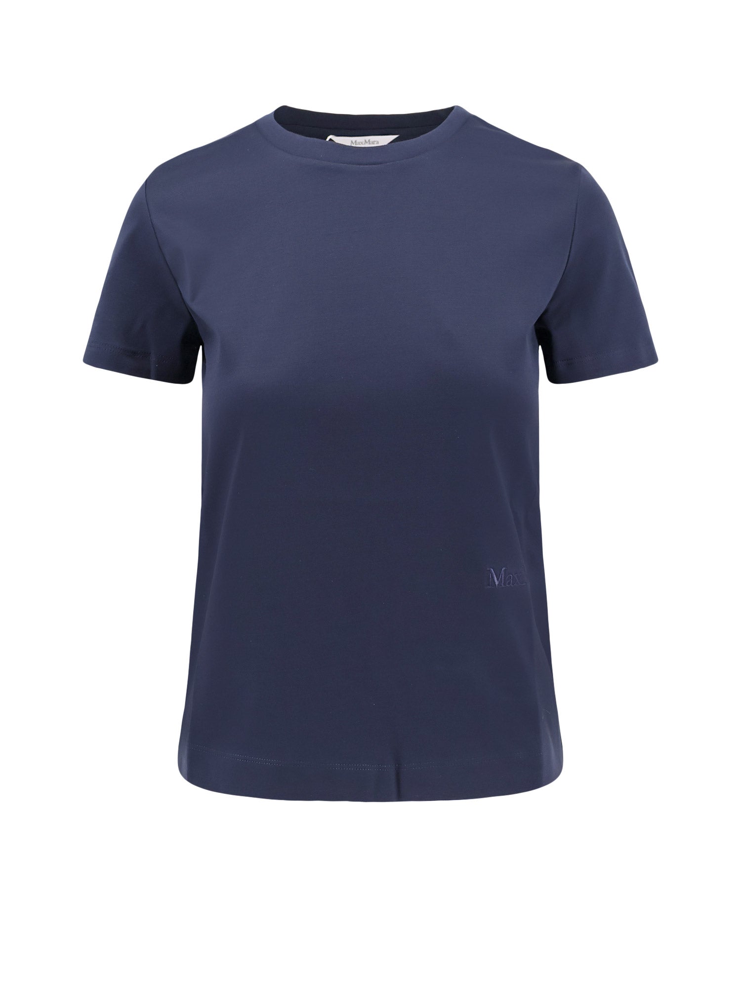 Max Mara T-shirts and Polos Blue Cotone