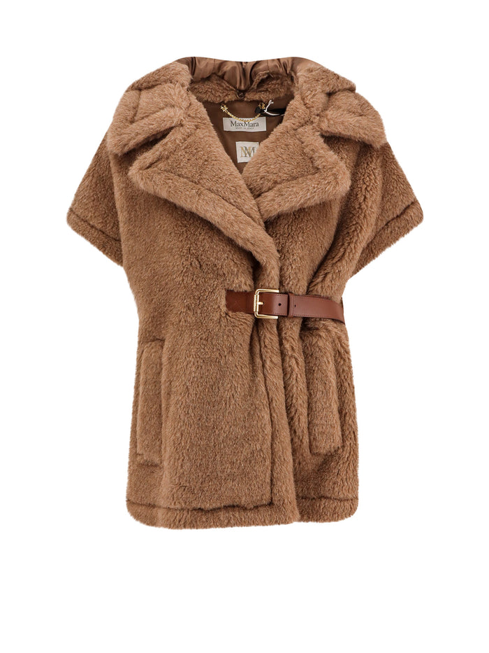Max Mara Jackets Brown Alpaca Cashmere Seta