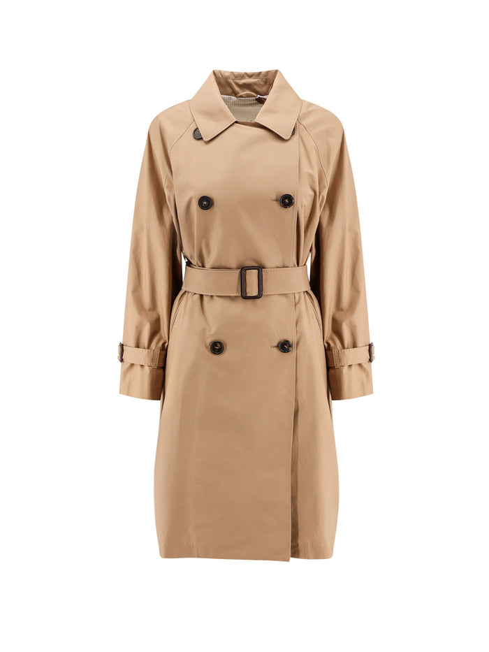 Max Mara The Cube Coats Brown Cotone Poliestere