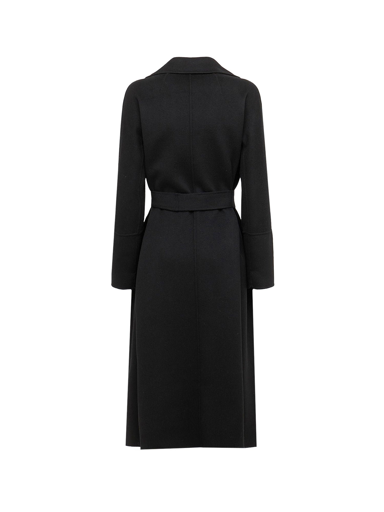 S Max Mara Coats Black Lana Vergine