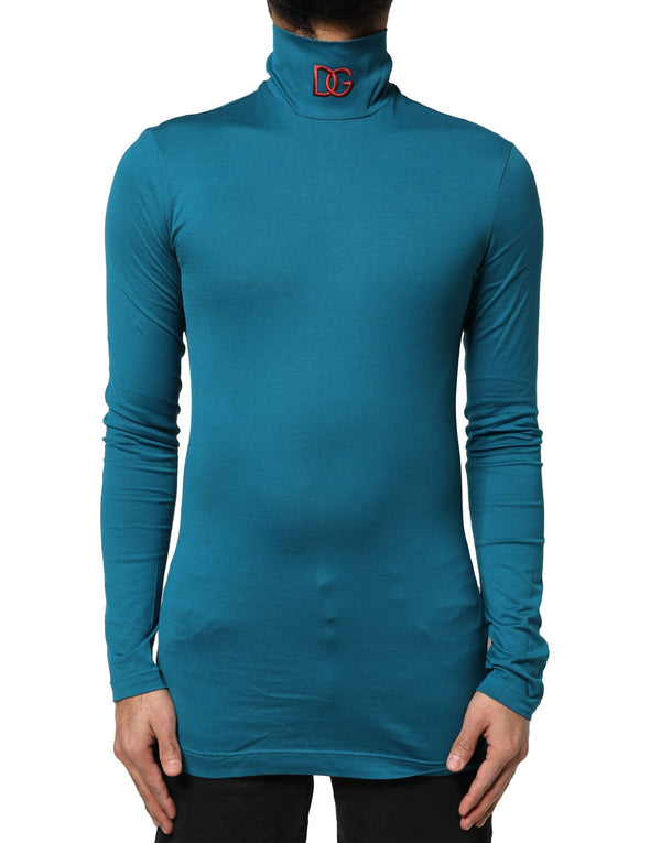 Dolce & Gabbana 100% Cotton sweater in blue
