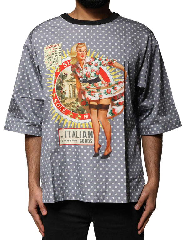 Dolce & Gabbana 100% Cotton t-shirt in gray
