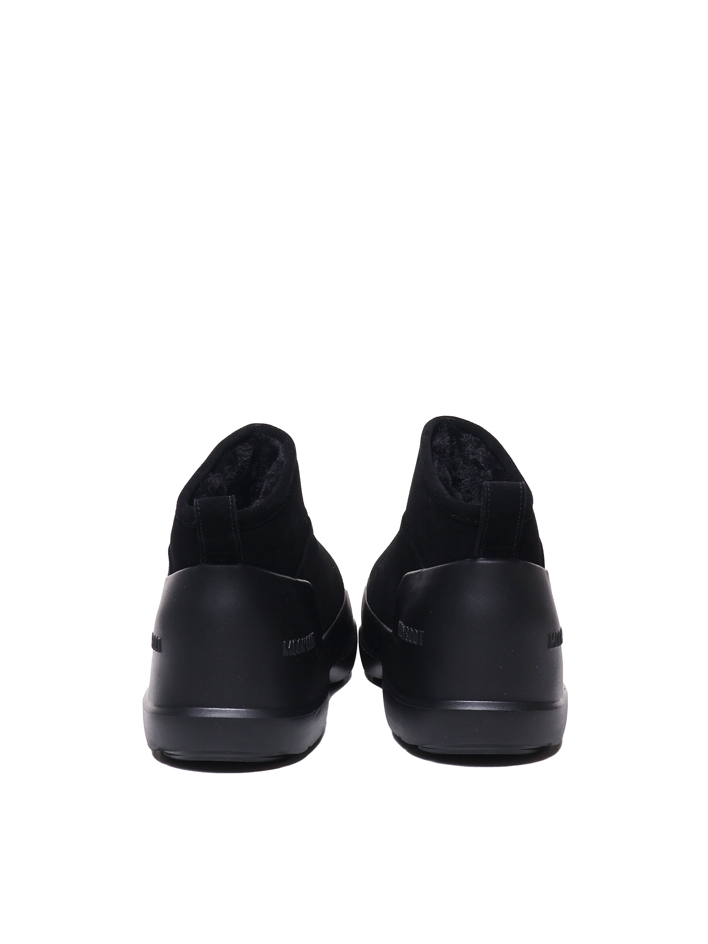 Moon Boot Black Cow Suede