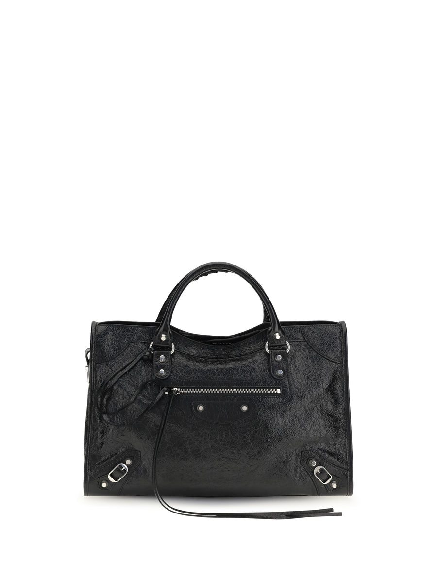 Balenciaga 70% Lambskin shoulder bag in black