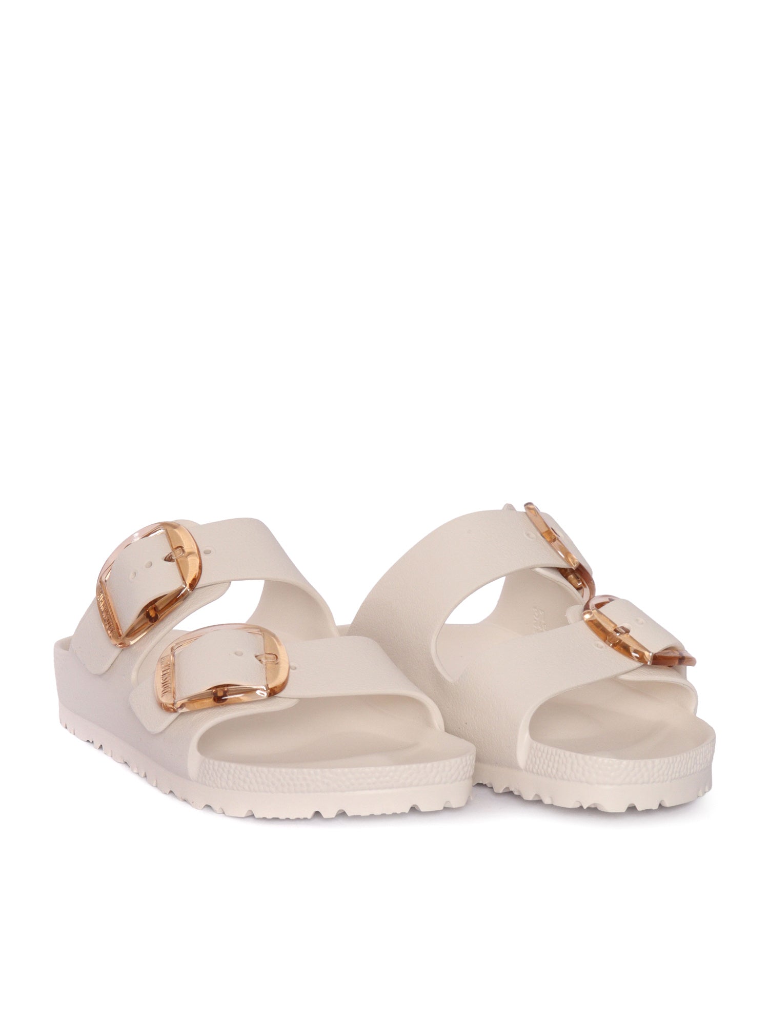 Arizona Big Buckle EVA eggshell, White Sole In Sandal