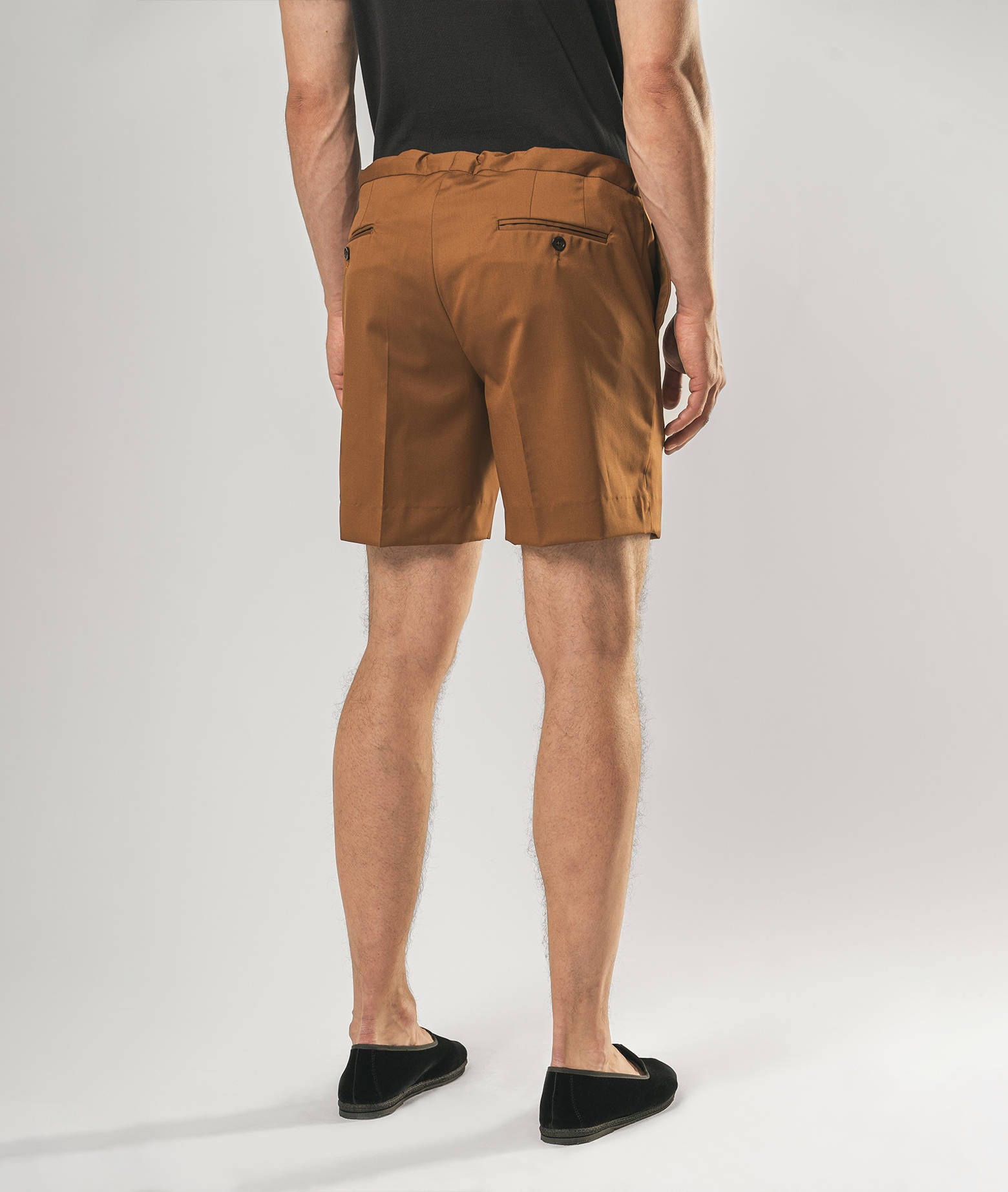 Wool Shorts Positano Firebrick Sportswear Trousers