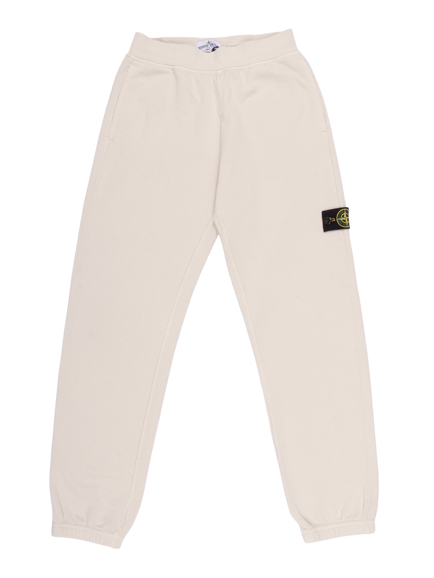 Sweatpants White Cotton Trackpants
