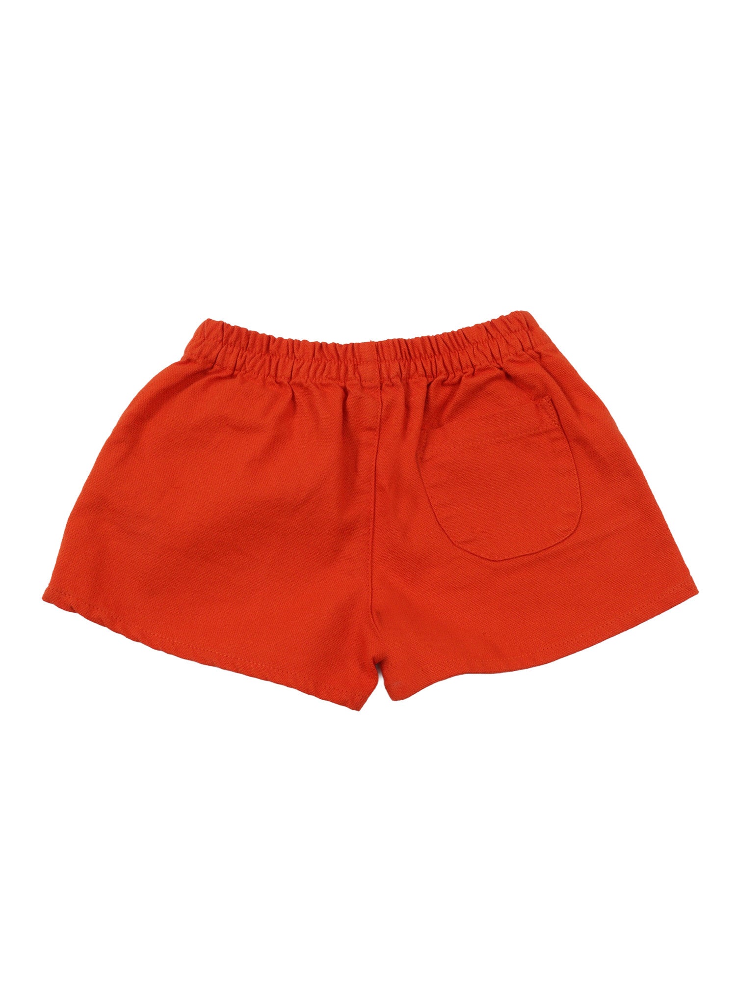 Bobo Choses Since 09 woven shorts Orange Organic Cotton