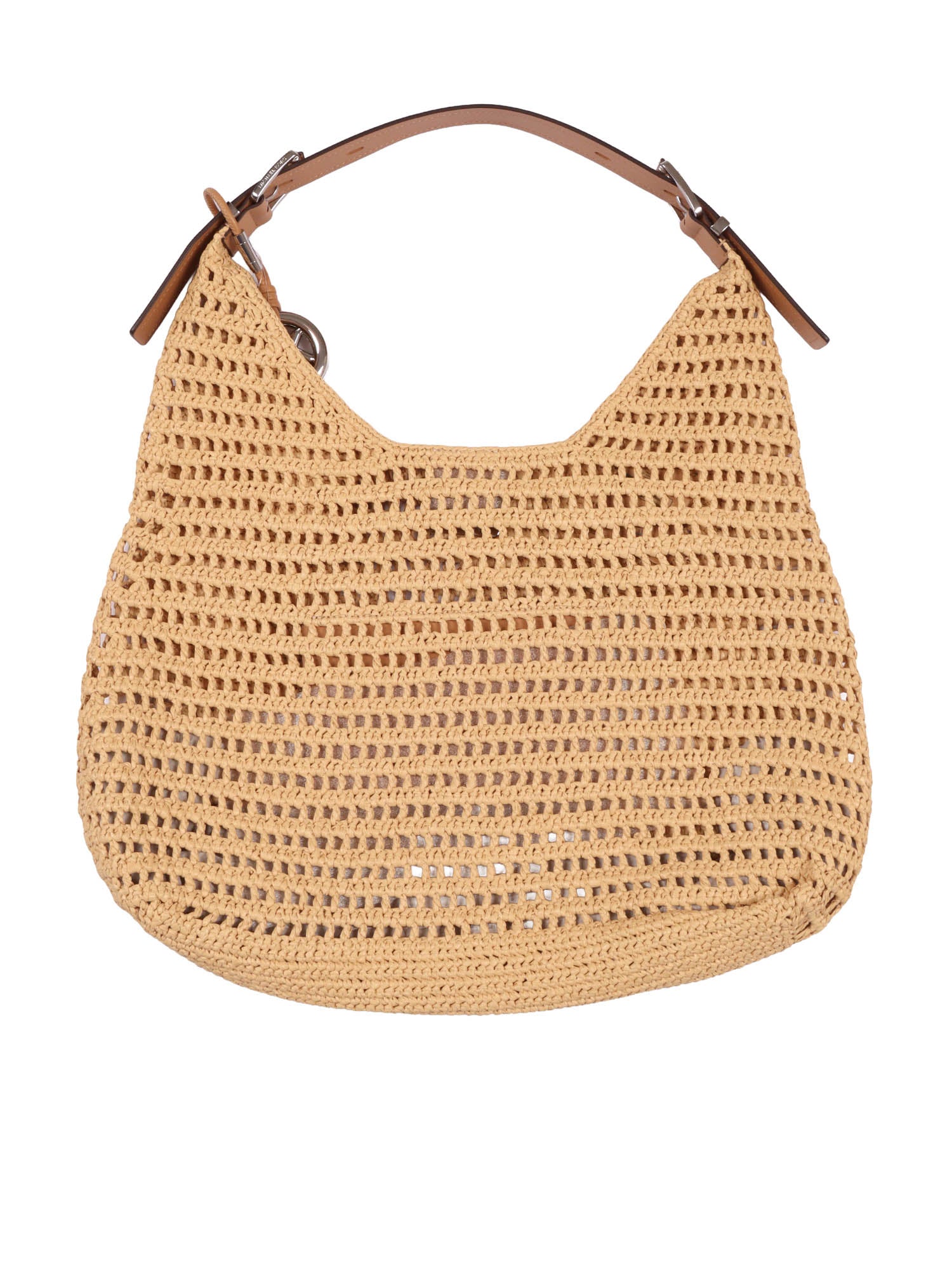 LG HOBO SHLDR Beige Polypropylene Cross Bag