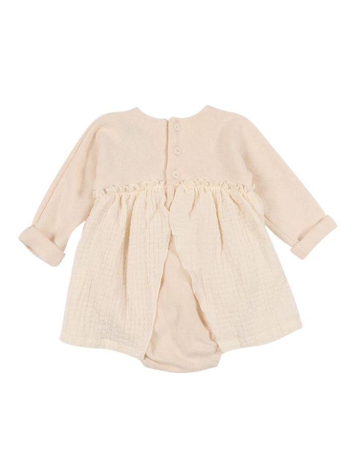 Dress W-Body Beige