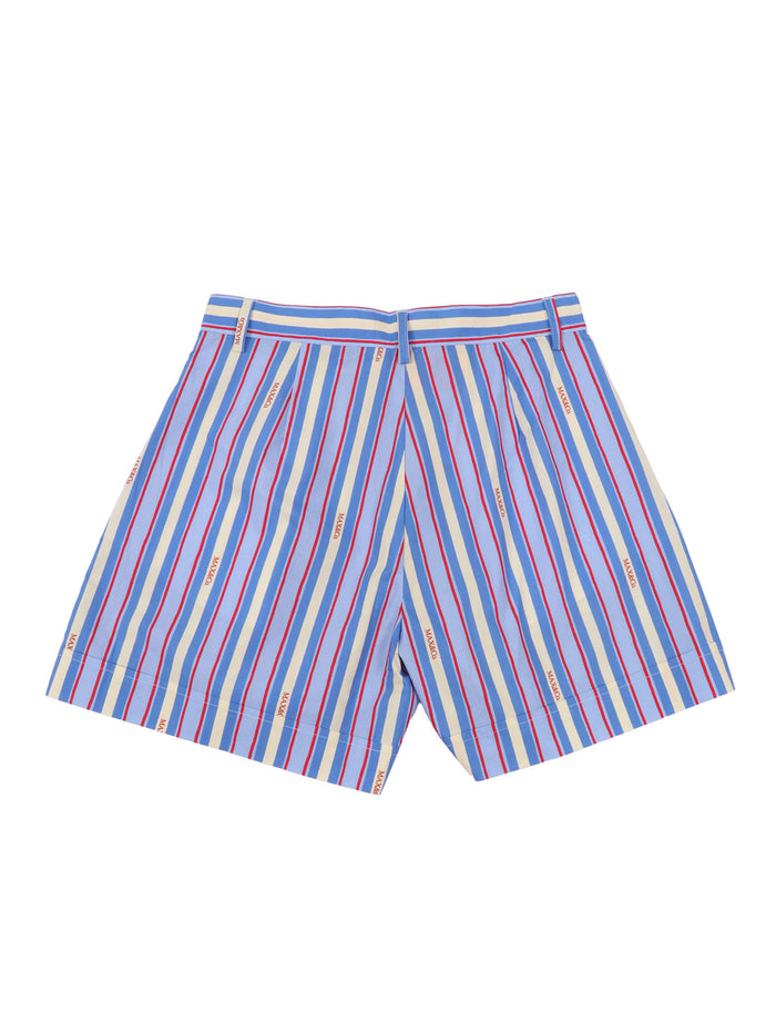 Short pants Blue Cotton Bermuda