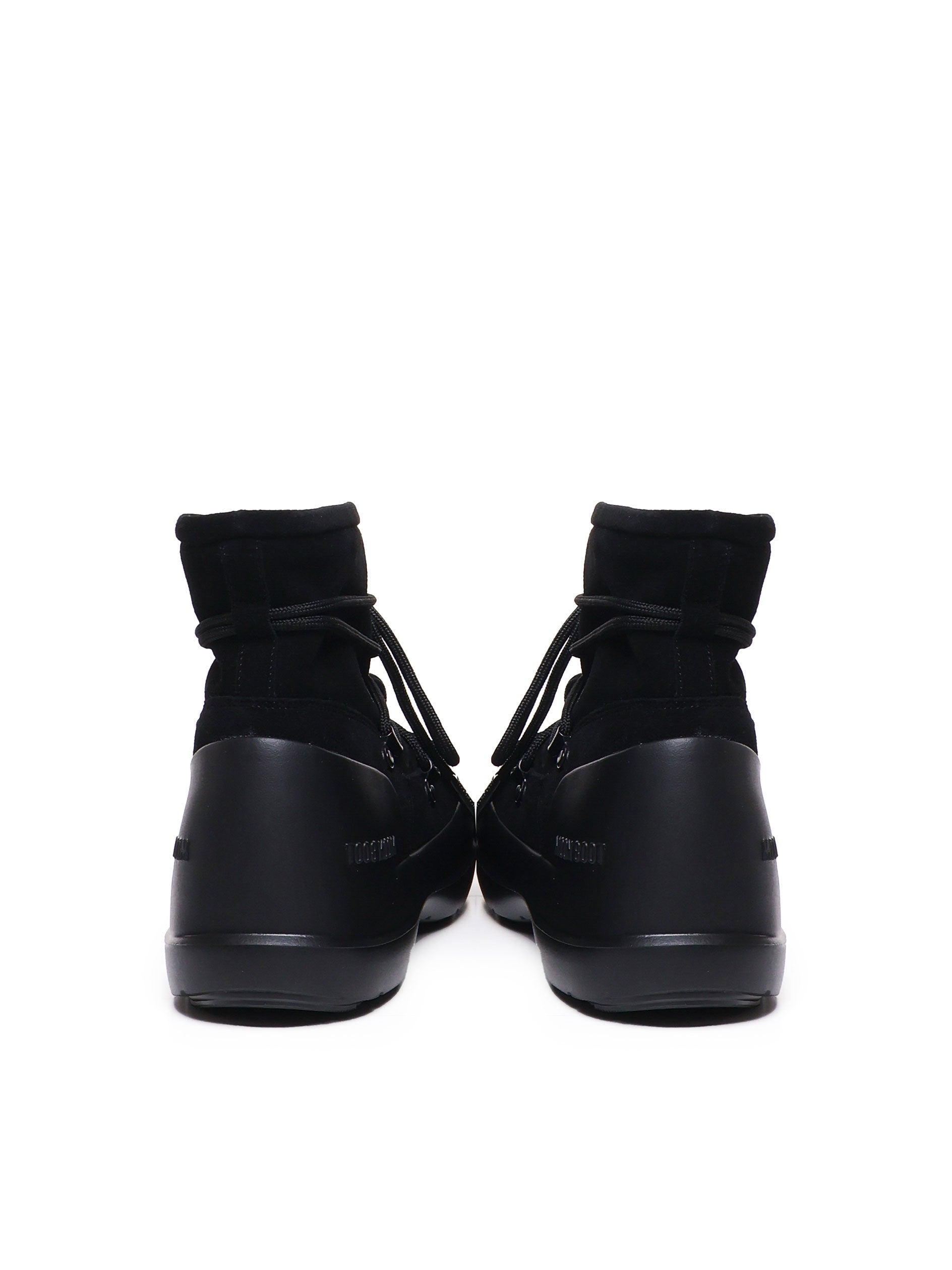 Moon Boot Black Cow Suede