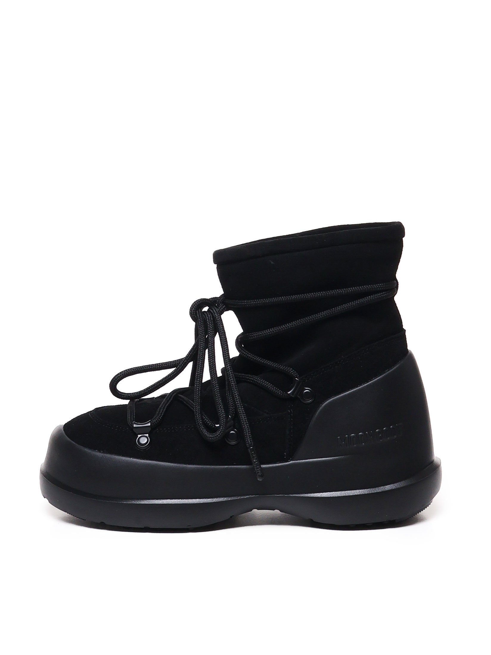 Moon Boot Black Cow Suede