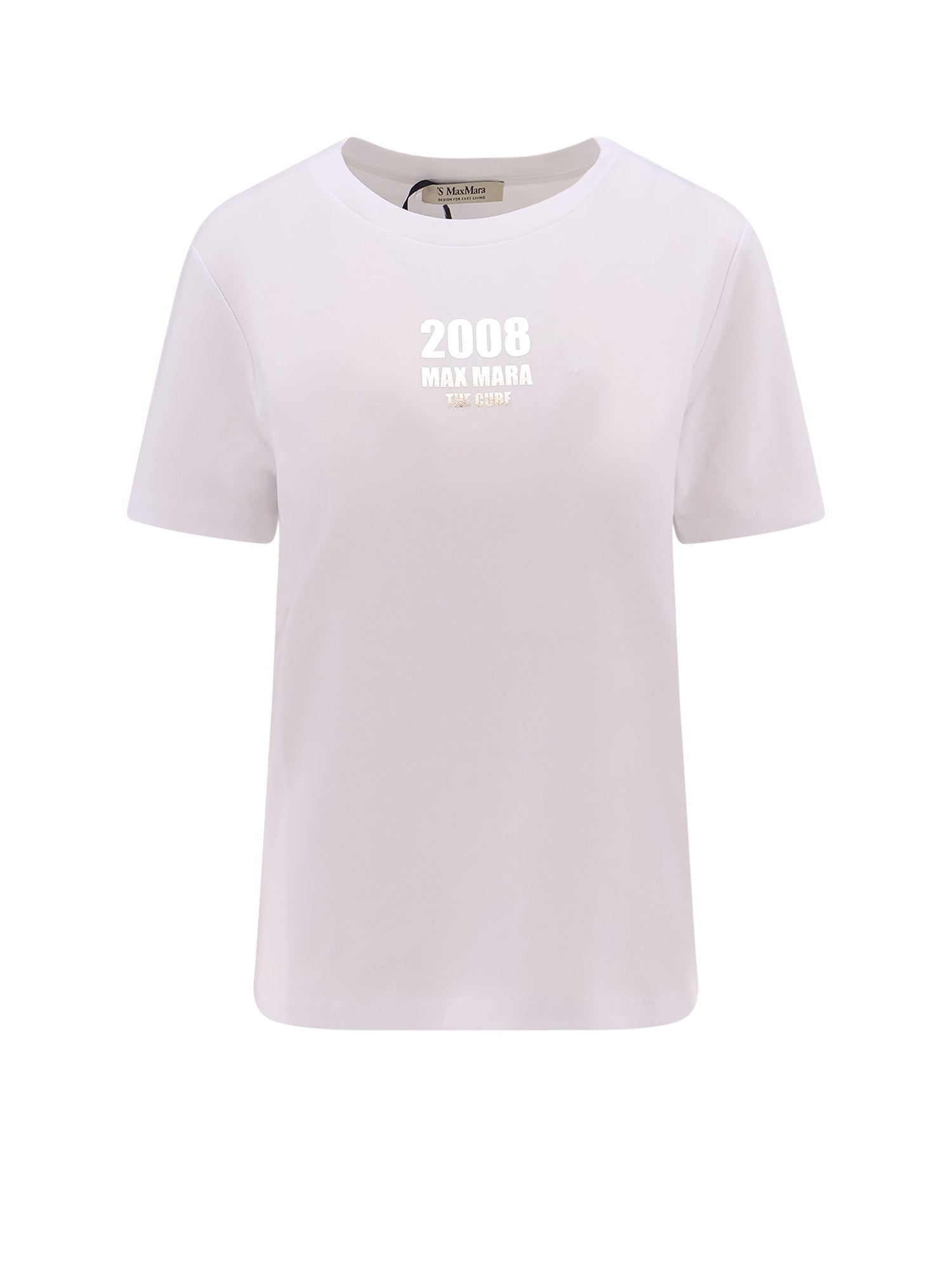 S MAX MARA T-shirts and Polos White Cotone