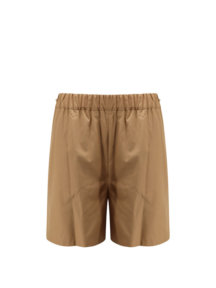 Max Mara Shorts Brown 100 % Cotone