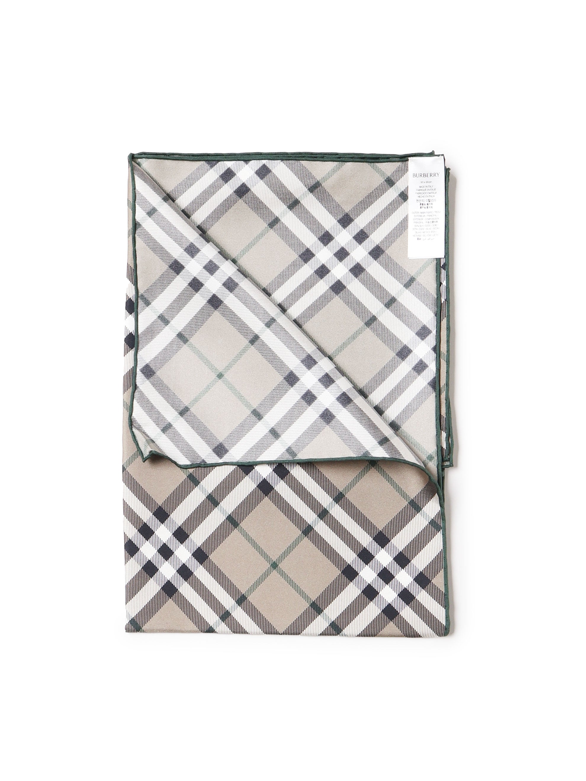 Burberry Scarfs Linden Mulberry Silk
