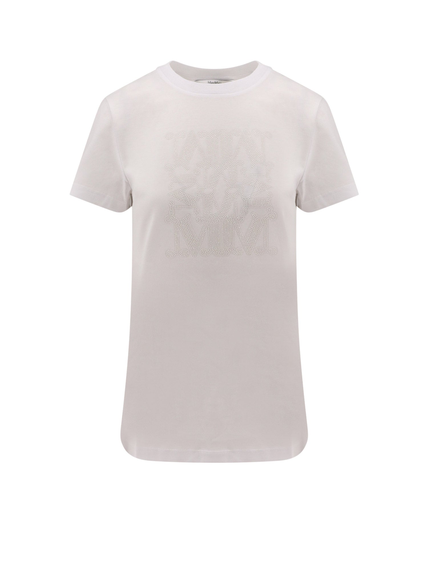 Max Mara T-shirts and Polos White 100 % Cotone