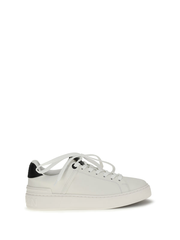 Balmain Upper: 100% calf leather; Sole: 100% rubber sneaker in white
