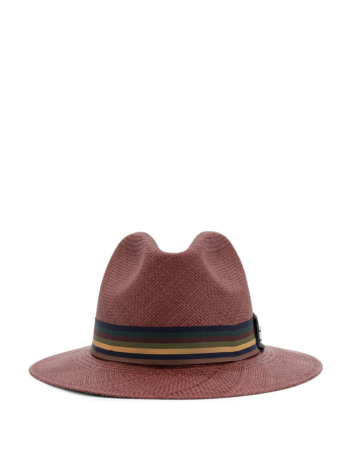 Max Mara Hats Brown Paglia