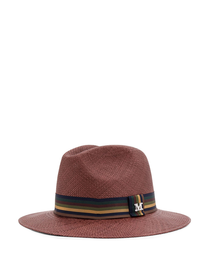 Max Mara Hats Brown Paglia