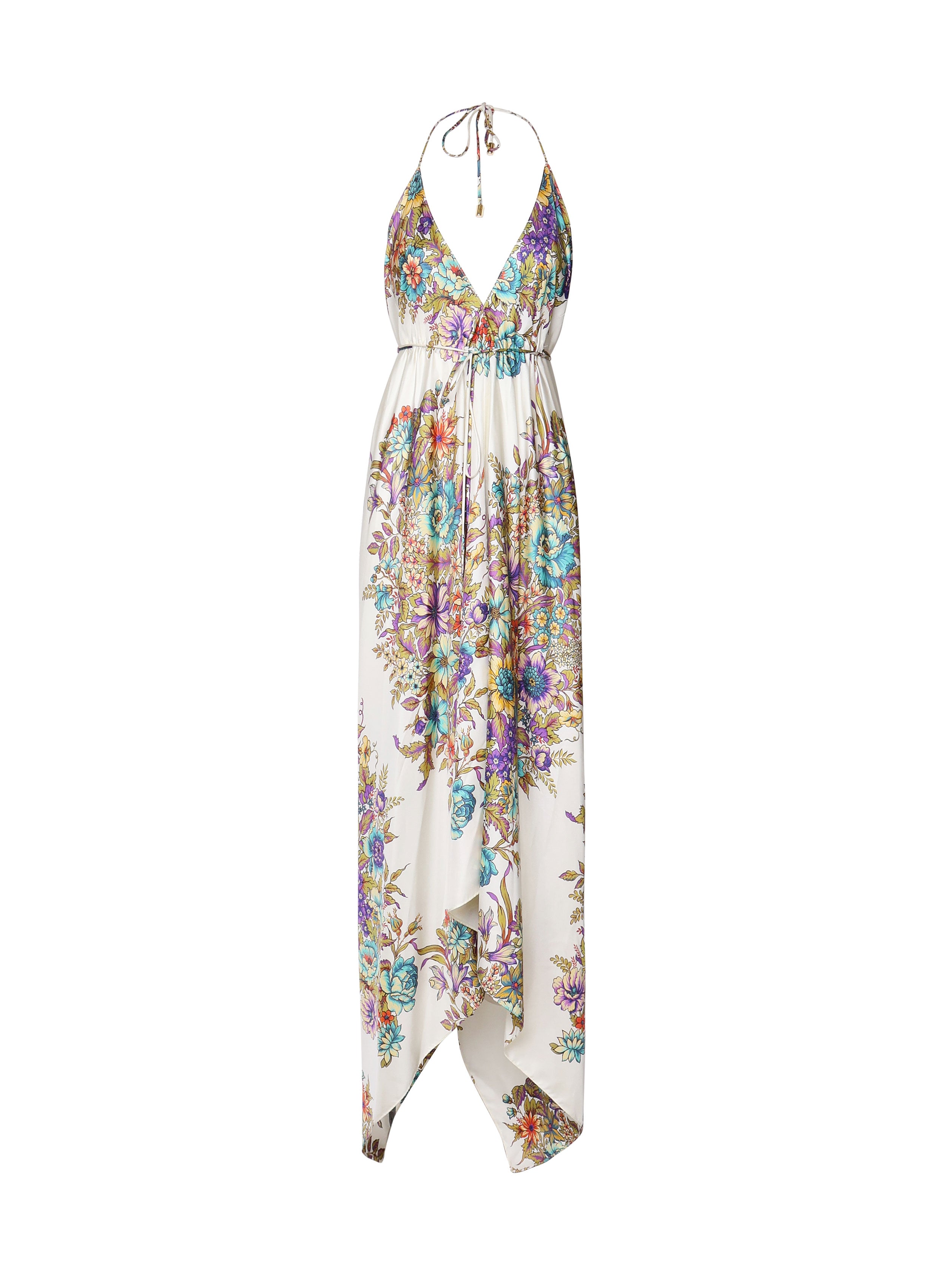 Etro Dresses Multiwhite Silk