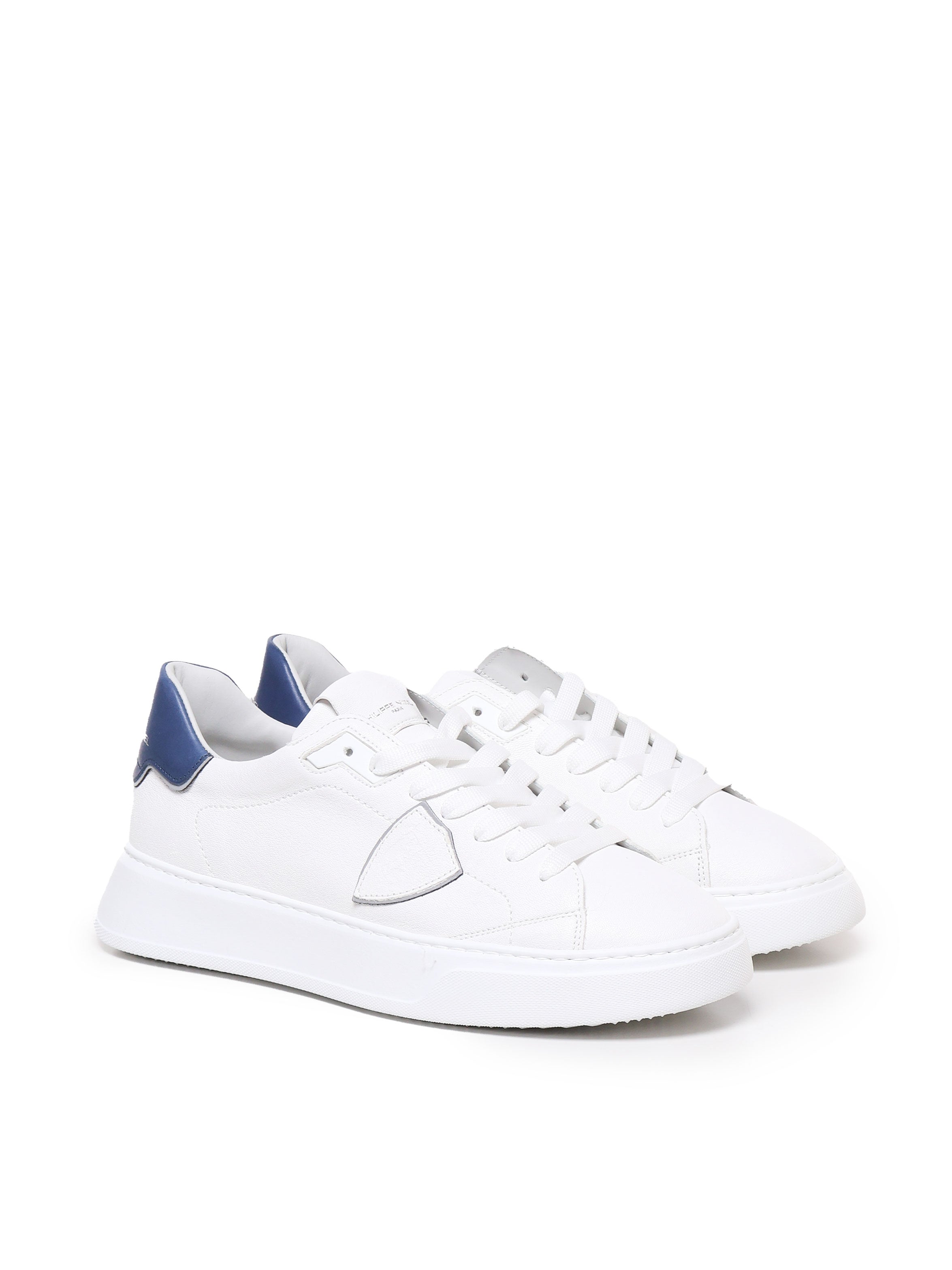 Philippe Model Sneakers White, Blue Calfskin