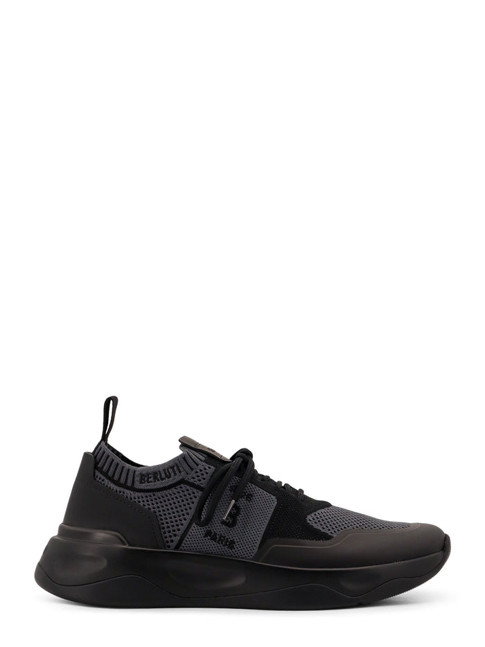 Berluti Sneakers Grey Maglia/pelle