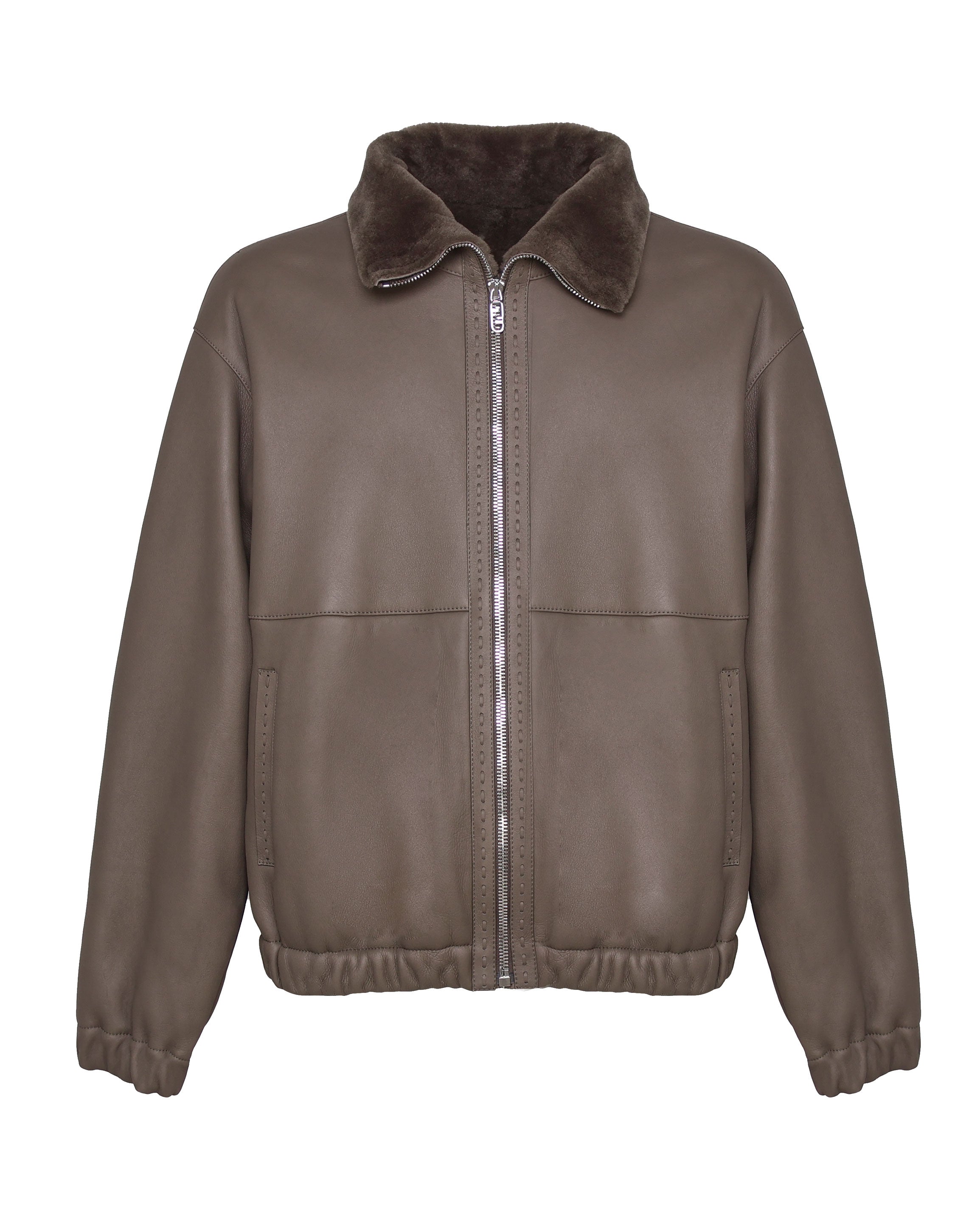 Fendi Jackets Beaver Lambskin