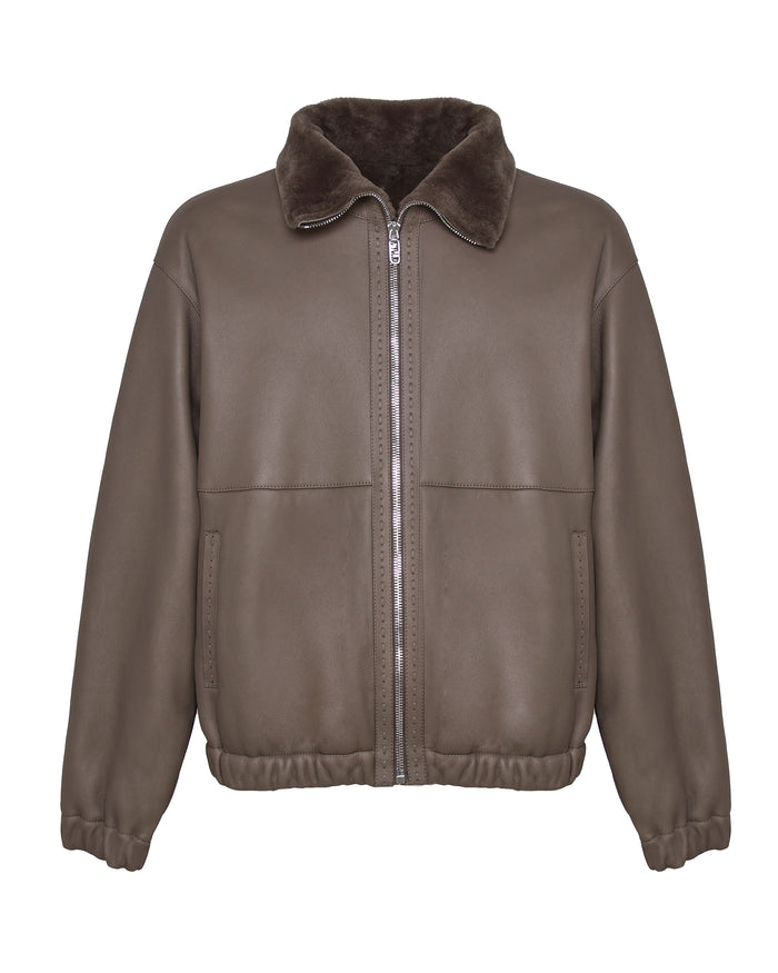 Fendi Jackets Beaver Lambskin