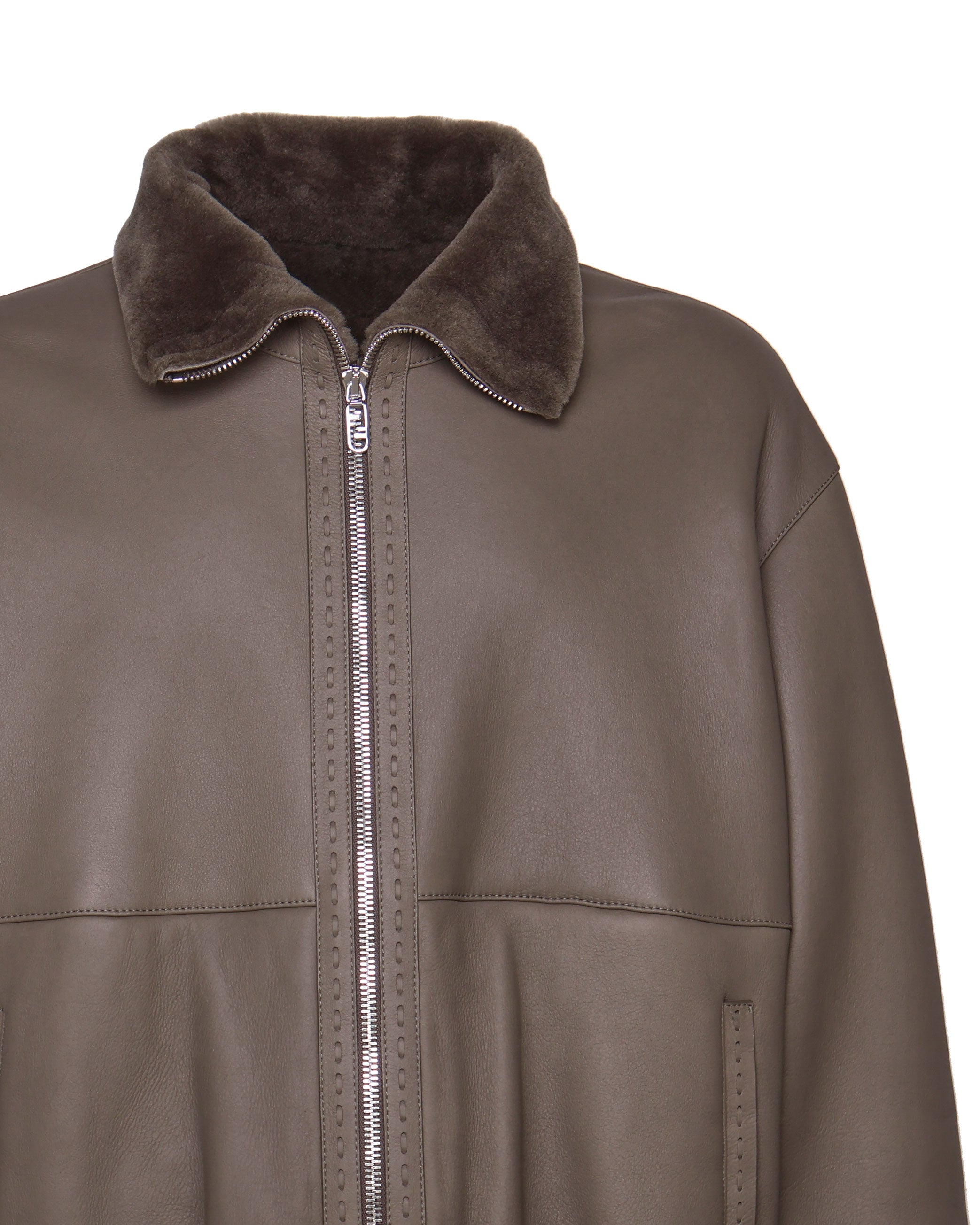 Fendi Jackets Beaver Lambskin