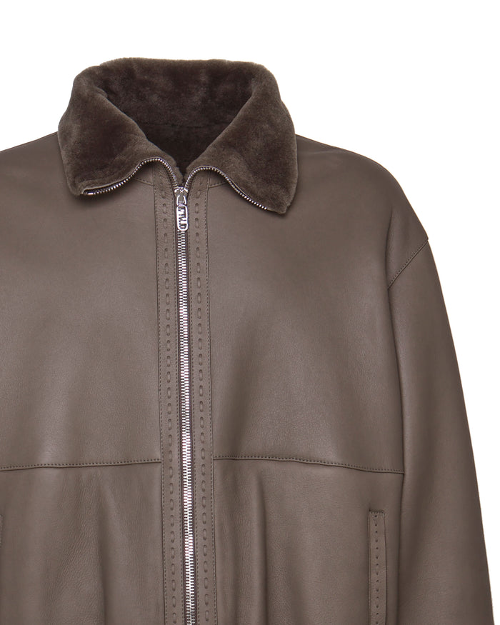 Fendi Jackets Beaver Lambskin