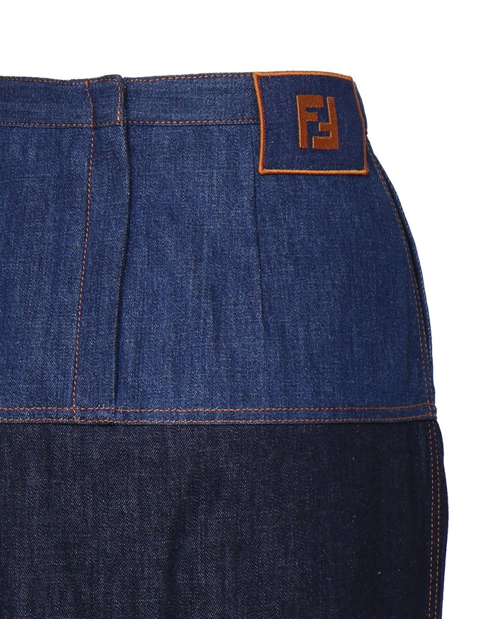 Fendi Skirts Denim, Light Denim Co+co