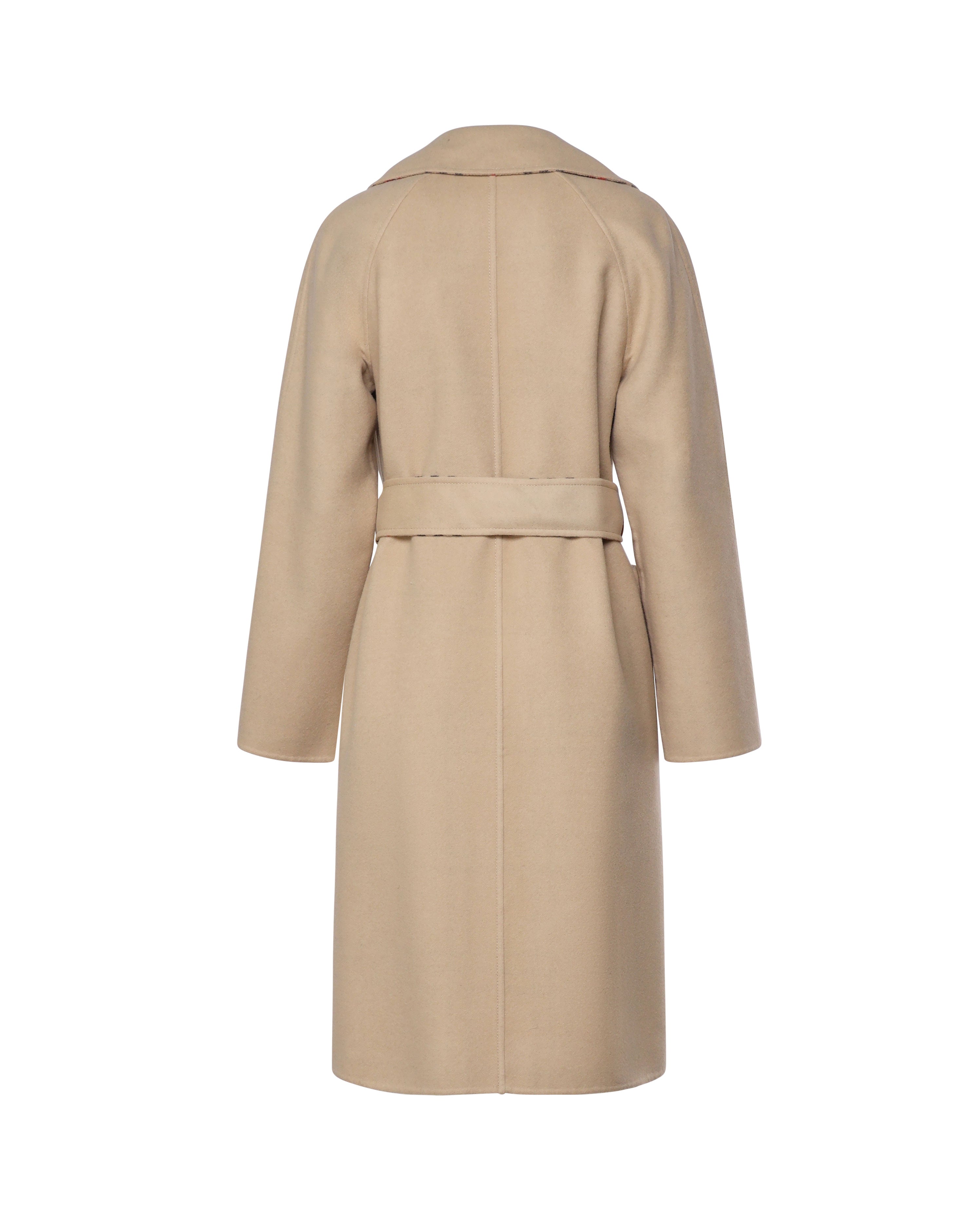 Burberry Coats Beige Wool