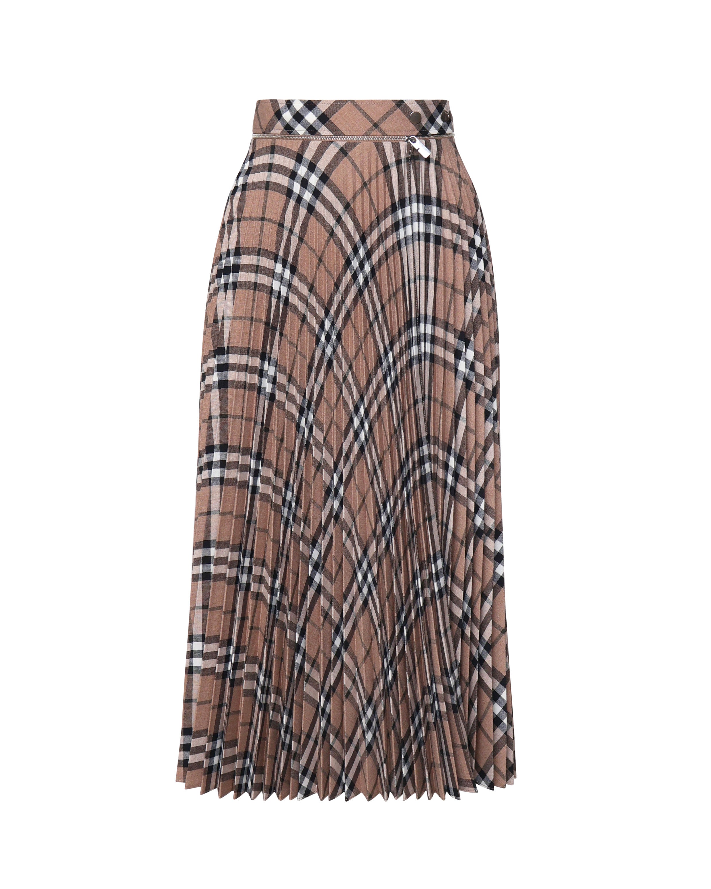 Burberry Skirts Linden Polyester Virgin Wool