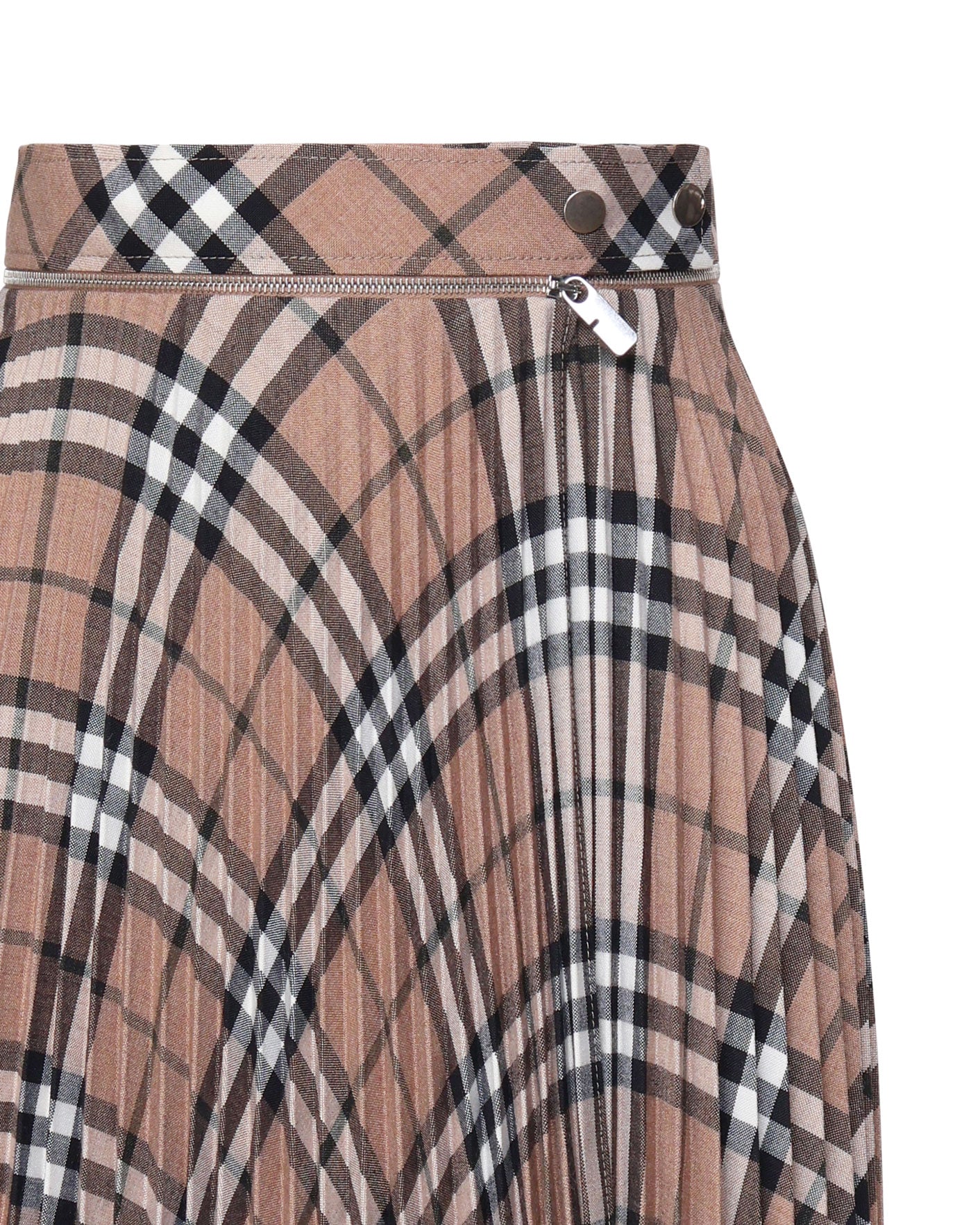 Burberry Skirts Linden Polyester Virgin Wool
