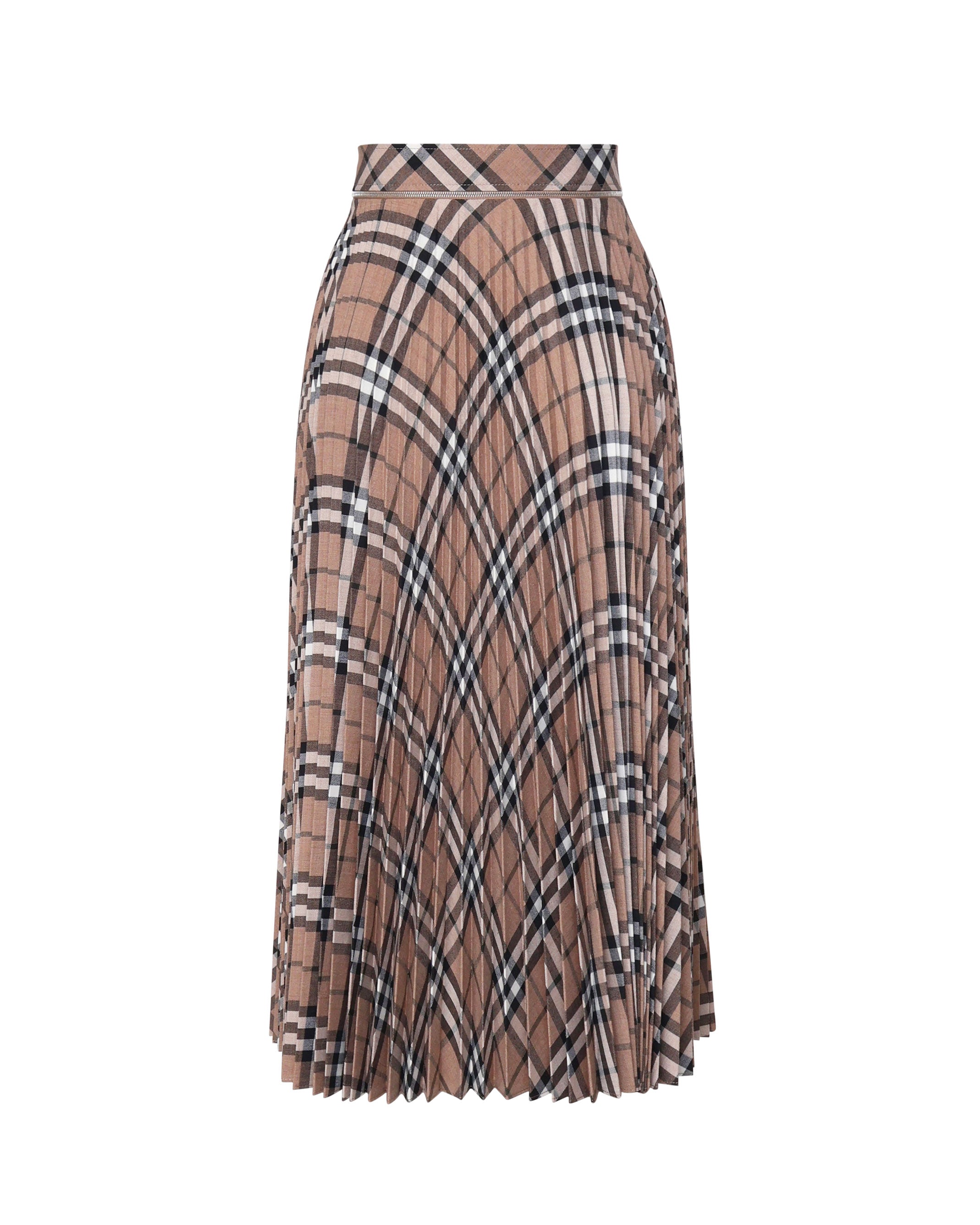 Burberry Skirts Linden Polyester Virgin Wool