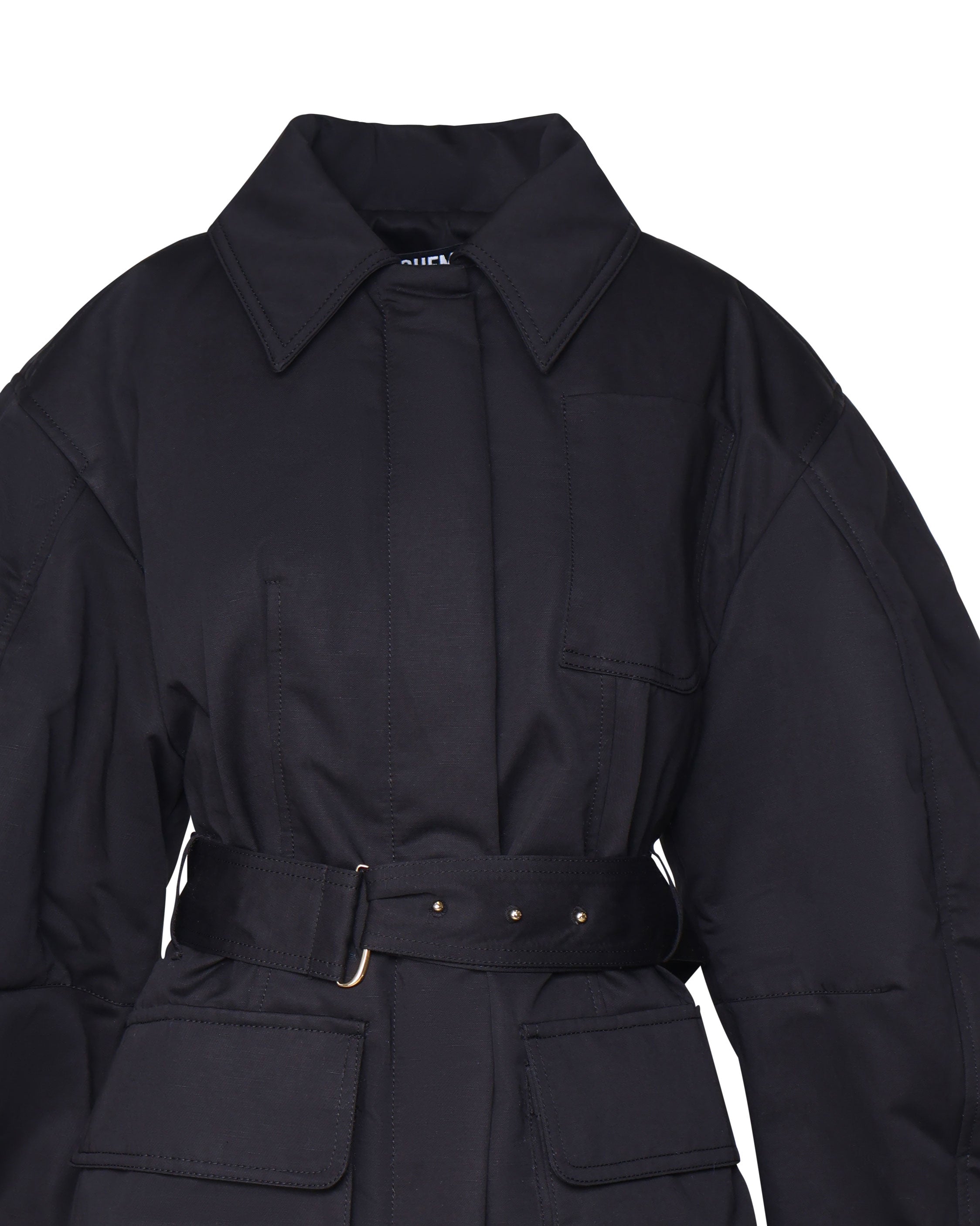 Jacquemus Coats Black Cotton