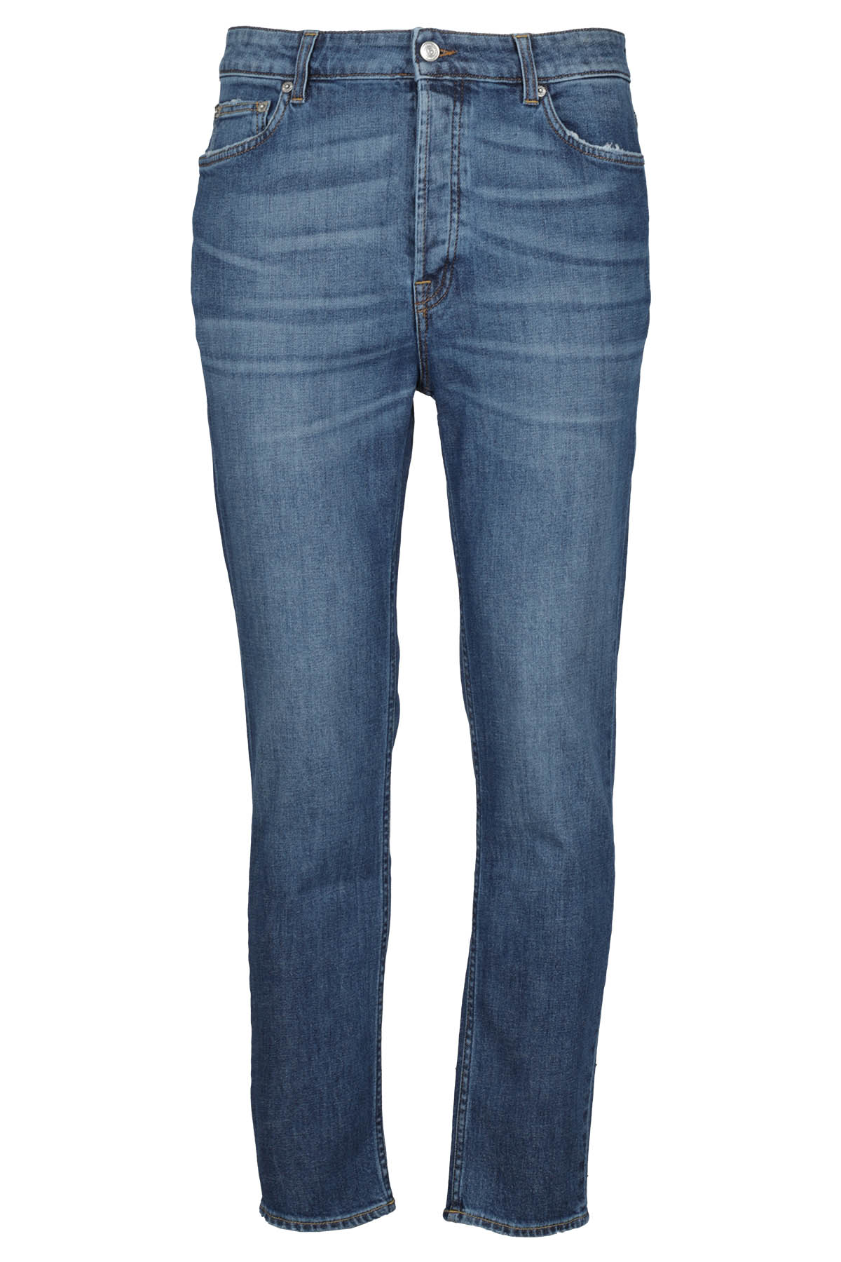 Drake Denim Blue Cotone Elastan Jean