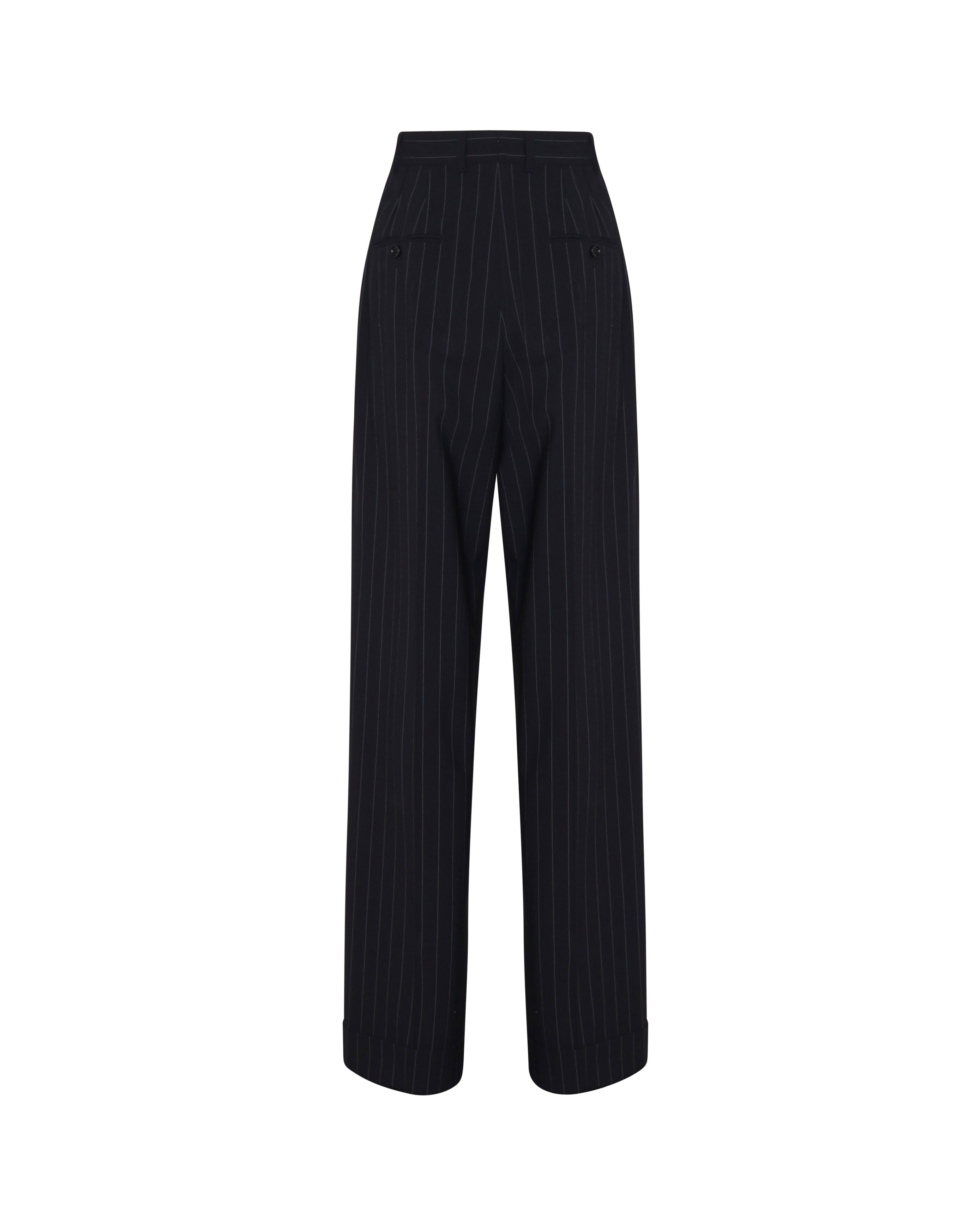 Dolce & Gabbana Trousers Black Striped Ea+wv