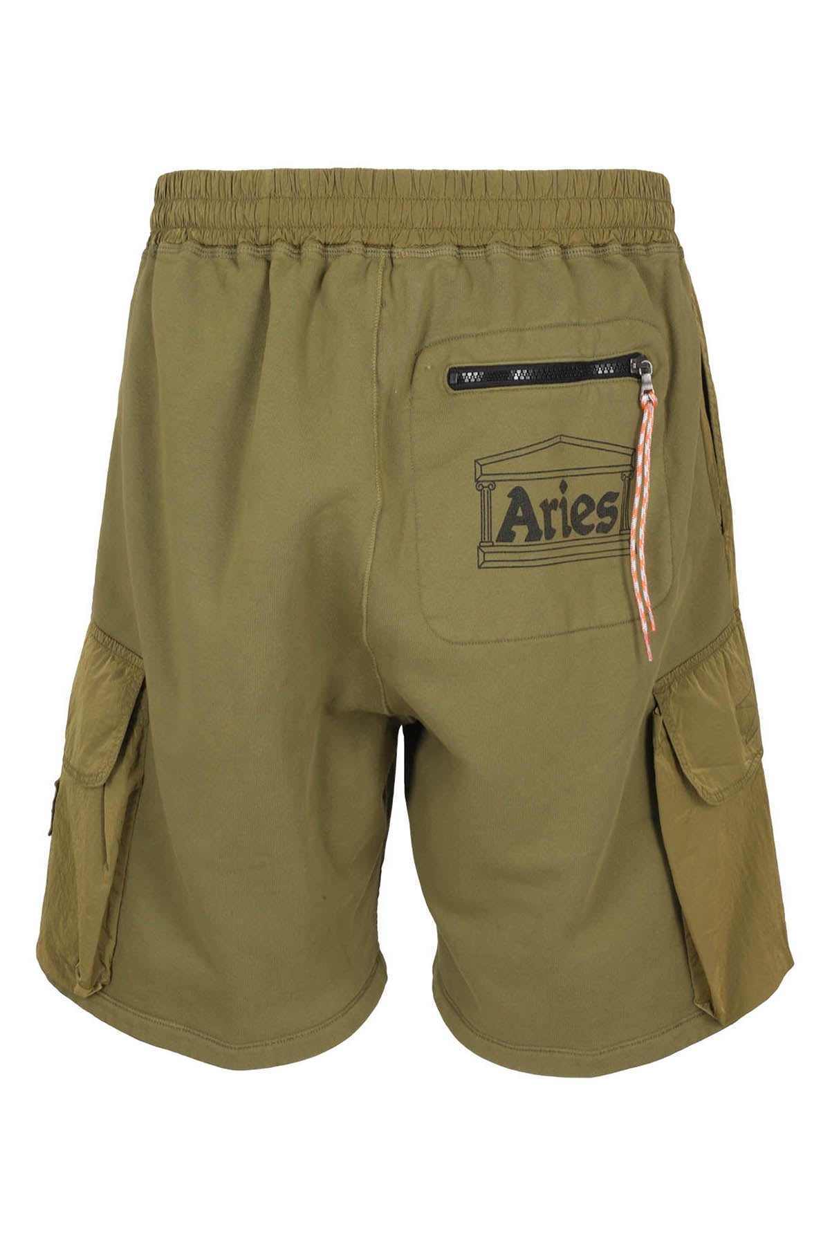Nylon Hybrid Sweashort Green Cotone Short