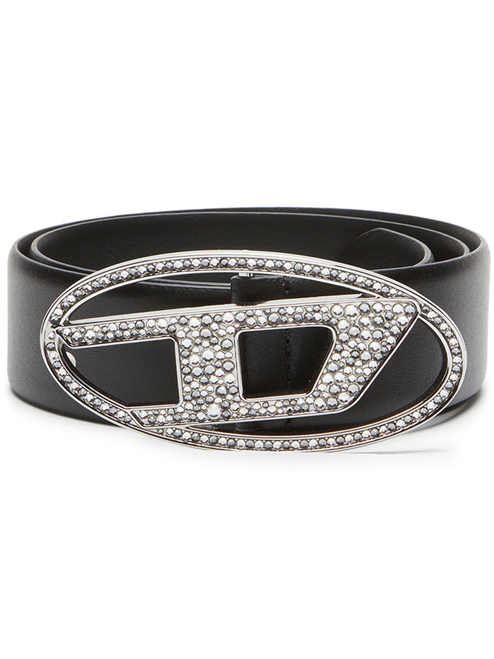 Oval D Logo B-1dr Black Leather | Cintura