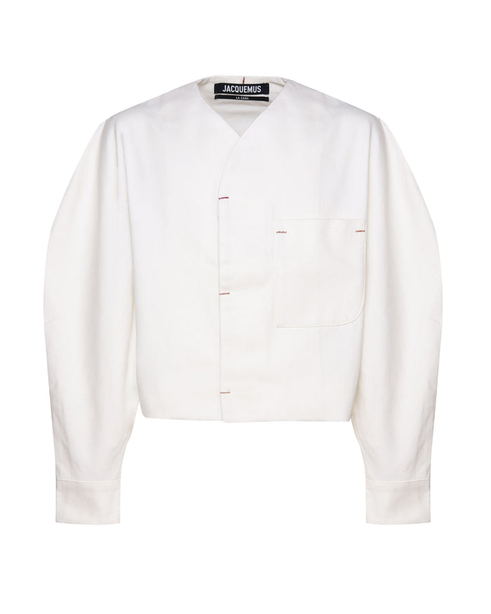 Jacquemus Shirts Off-white Principal:coton