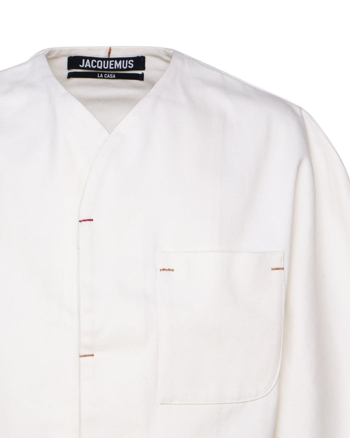 Jacquemus Shirts Off-white Principal:coton