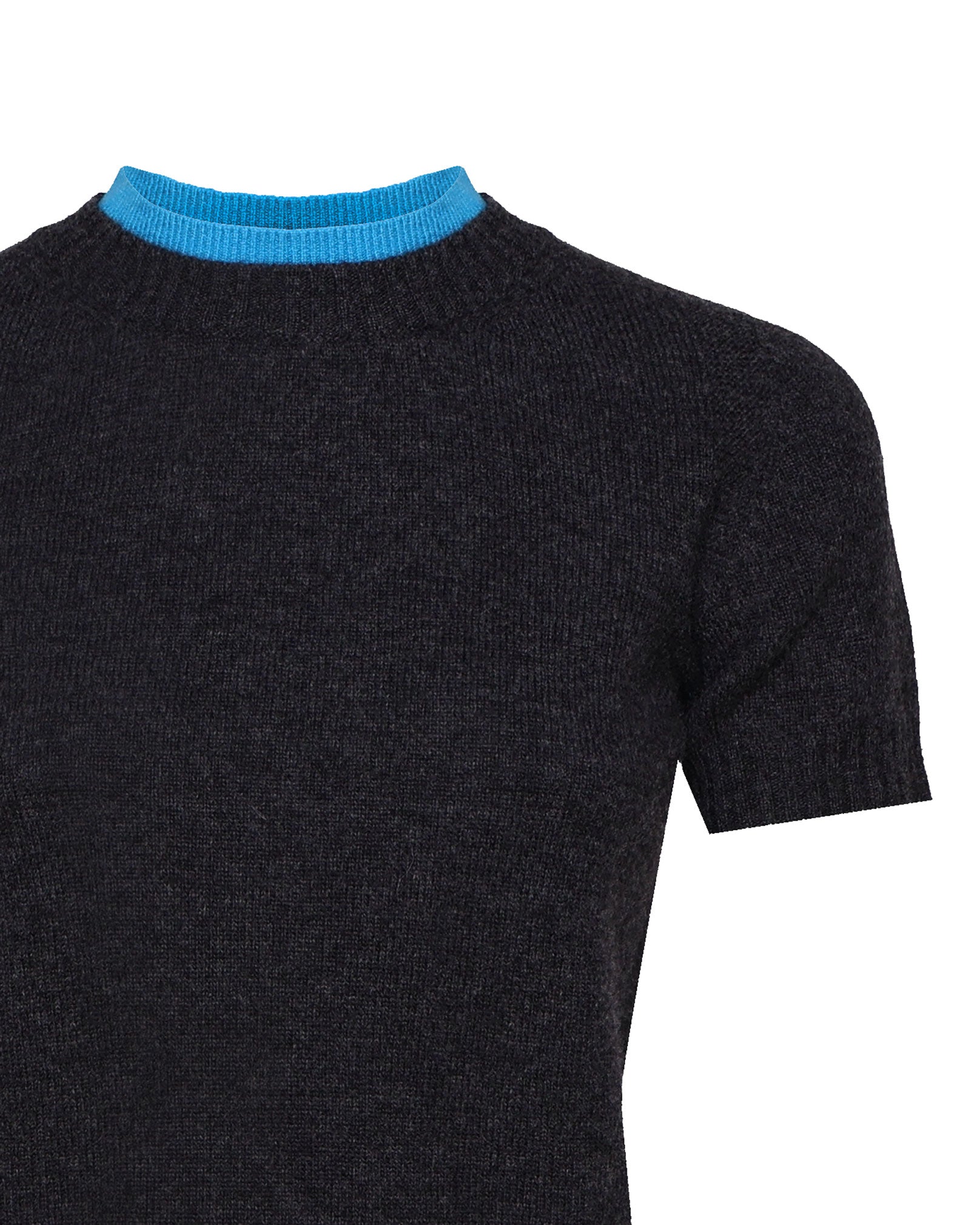 Pinko Sweaters Black, Light Blue Wool