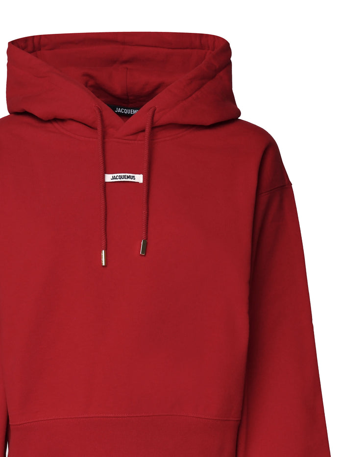 Jacquemus Sweaters Dark Red Cotton
