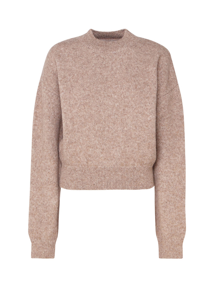 Jacquemus Sweaters Beige Alpaca
