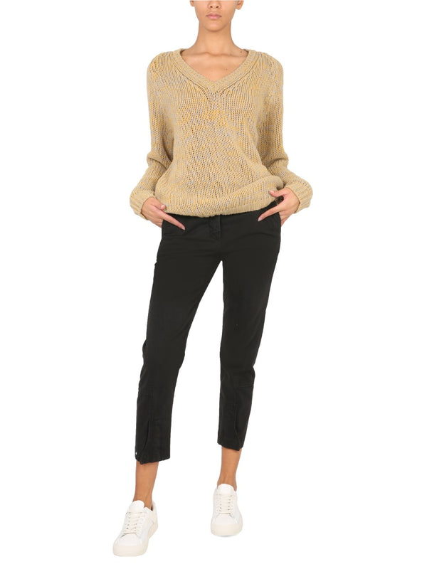 Pants Frank Black Lyocell Trousers