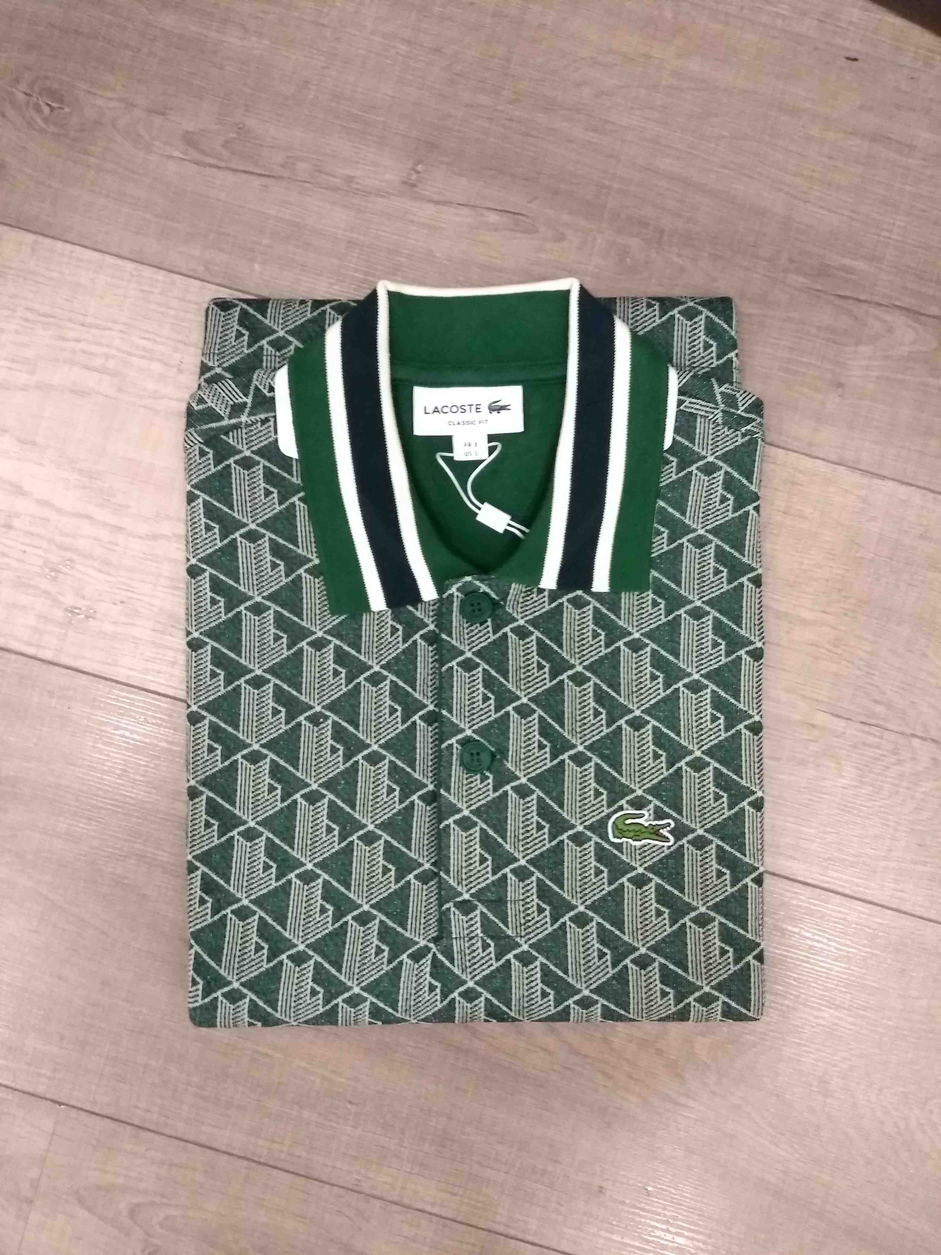 Monogram Polo Shirt Green Tshirt